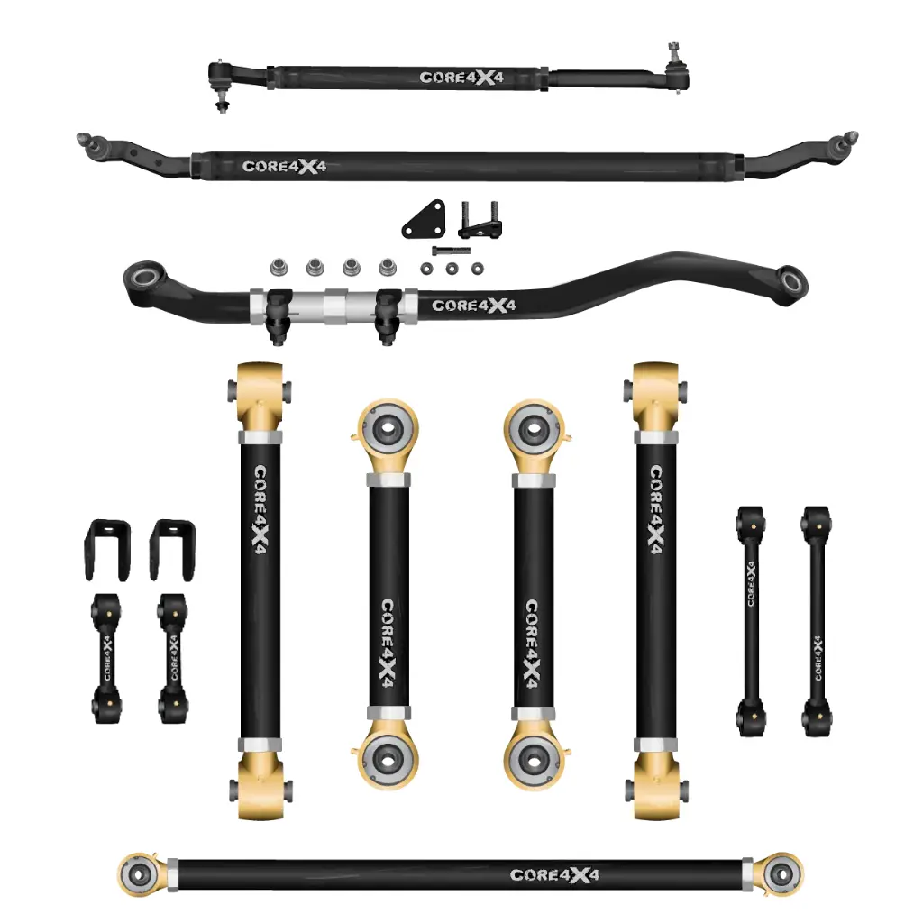Ram 2500 14-24 12pc Adjustable Control Arms, End Links, Track Bars, Steering Kit