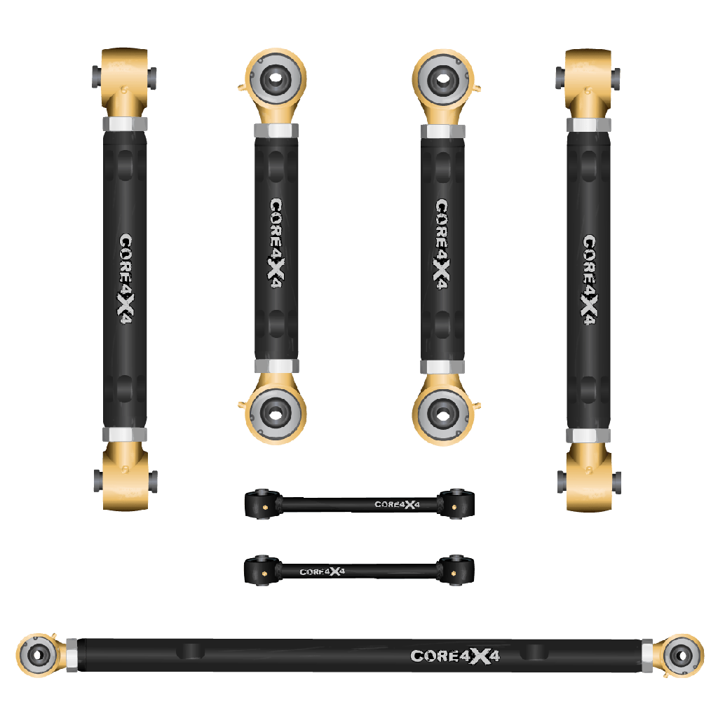 7pc Rear Adjustable Control Arms, End Links, Track Bar kit