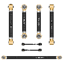 Ram 2500 14-24 7pc Rear Adjustable Control Arms, End Links, Track Bar kit