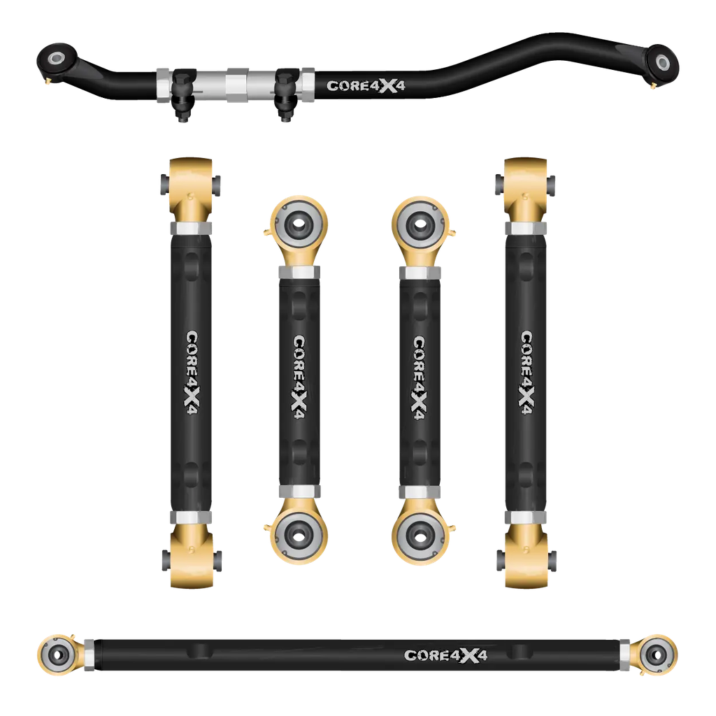 Ram 2500 14-24 6pc Adjustable Control Arm, Track Bar Kit