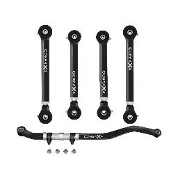 Dodge Ram 2500 10-13 5pc Town Series Front Adjustable Control Arm, Track Bar Kit