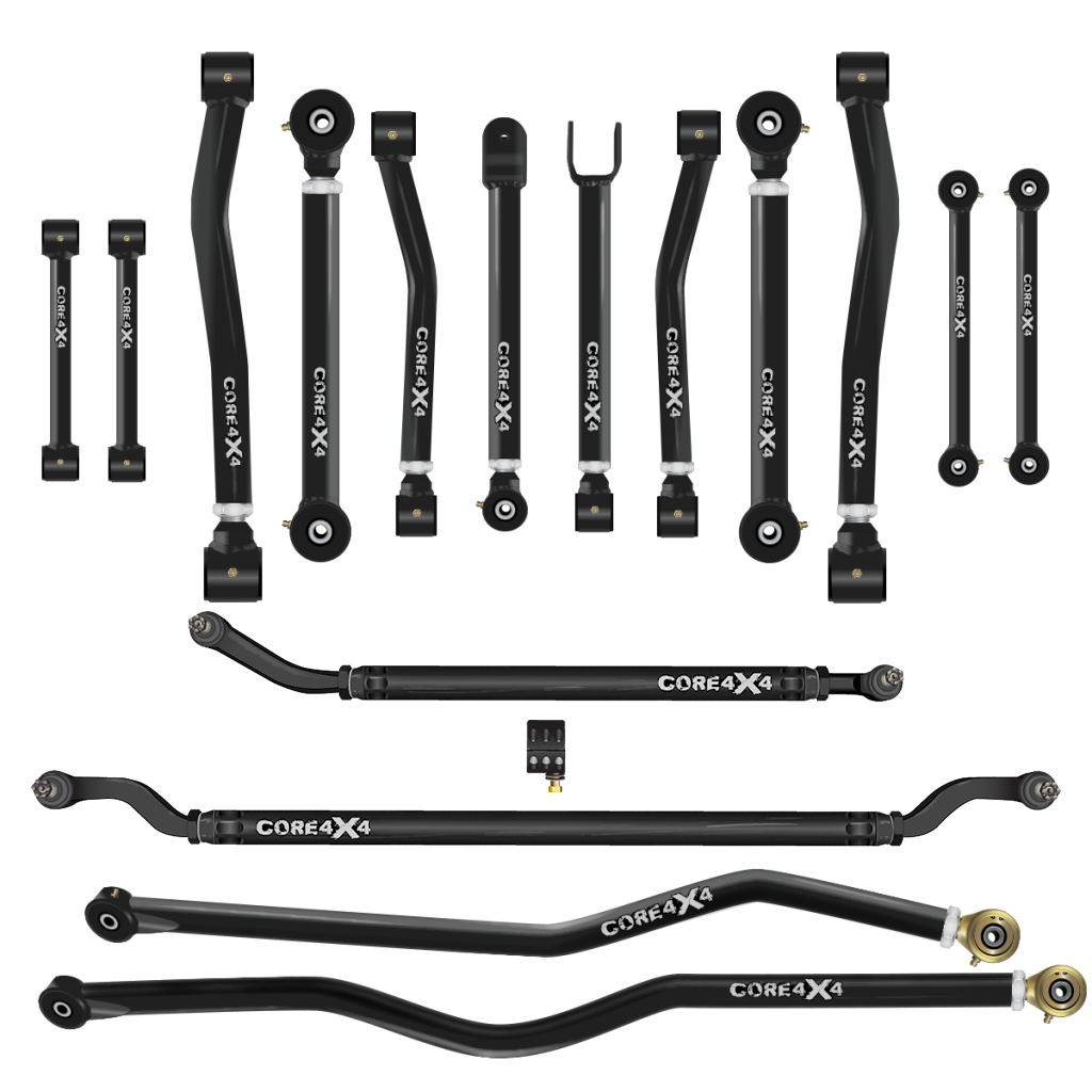 16pc Cruise Series Adjustable Control Arm, Track Bar, Steering, End Link Kit