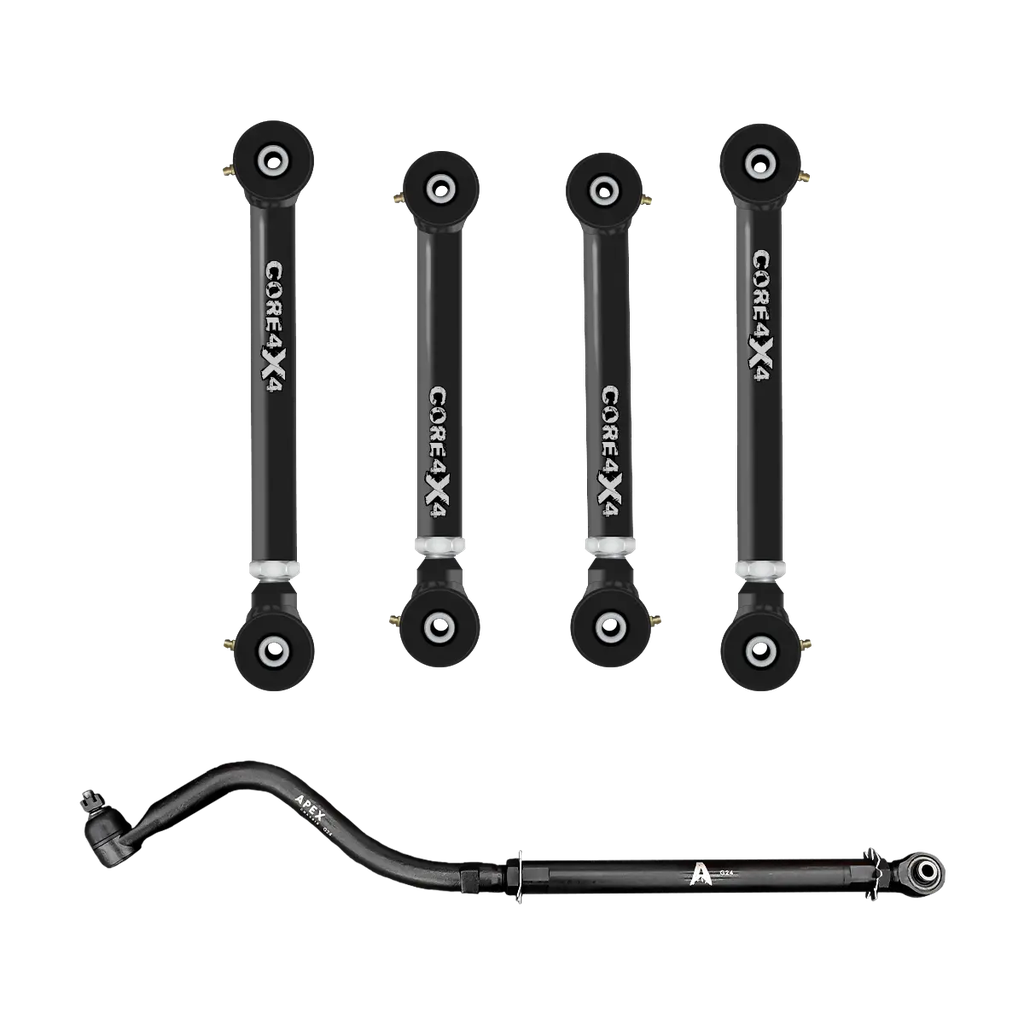 Dodge Ram 1500 00-02 5pc Town Series Front Adjustable Control Arm, Track Bar Kit