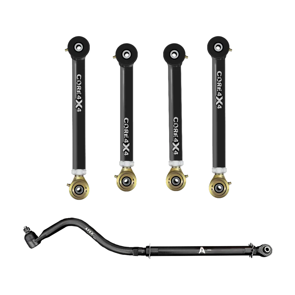 Dodge Ram 3500 00-02 5pc Trail Series Front Adjustable Control Arm, Track Bar Kit