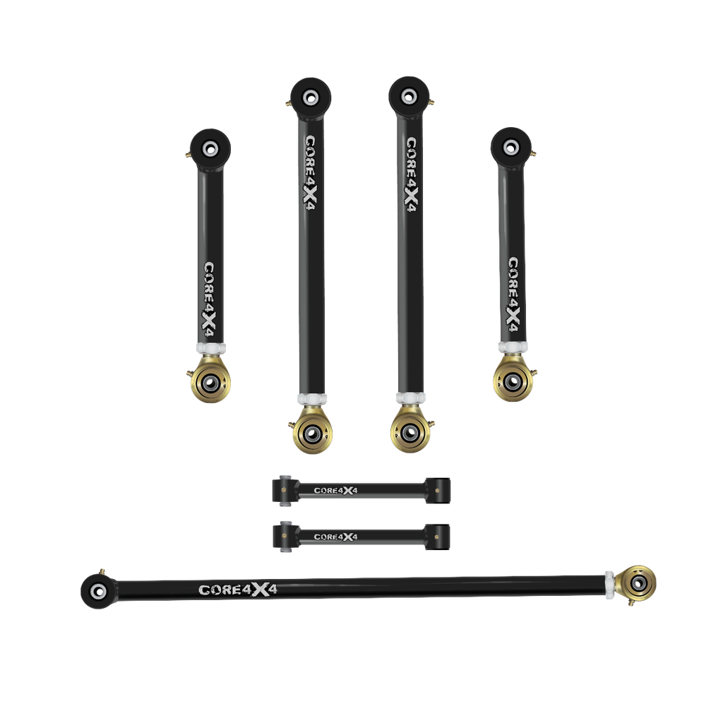 7pc Trail Series Rear Adjustable Control Arm, Track Bar, End Link Kit