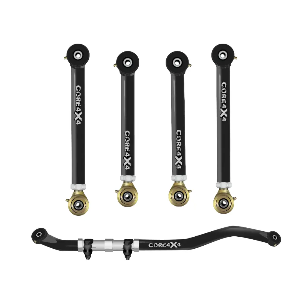 5pc Trail Series Adjustable Control Arms, Track Bar Kit