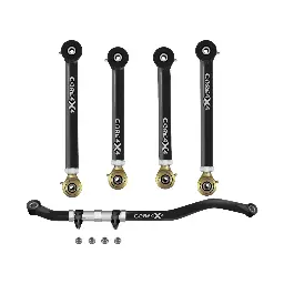Dodge Ram 2500 10-13 5pc Trail Series Front Adjustable Control Arm, Track Bar Kit