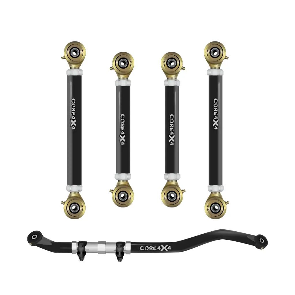 5pc Adjustable Control Arms, Track Bar Kit