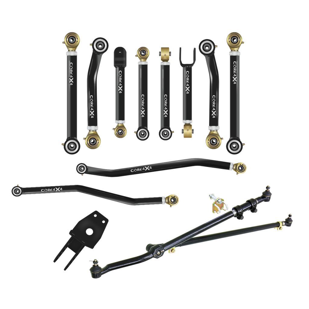Jeep Grand Cherokee ZJ 93-98 12pc Crawl Series Adjustable Control Arm, Track Bar, Steering Kit