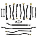 16pc Crawl Series Adjustable Control Arm, Track Bar, Steering, End Link Kit