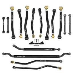 Jeep Wrangler JL / JLU 18+ 16pc Crawl Series Adjustable Control Arm, Track Bar, Steering, End Link Kit