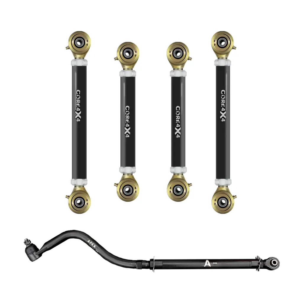 Dodge Ram 2500 00-02 5pc Tow Series Front Adjustable Control Arm, Track Bar Kit
