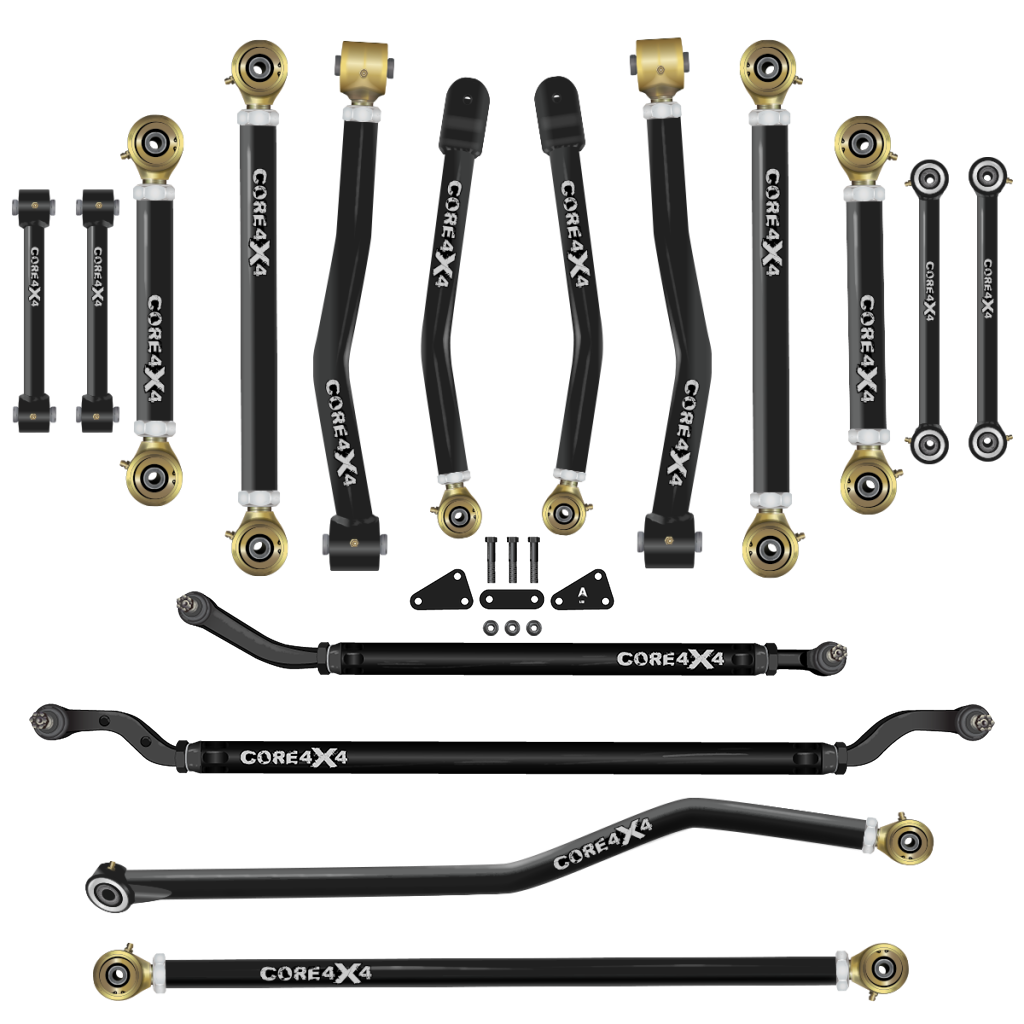 16pc Crawl Series Adjustable Control Arm, Track Bar, End Link Kit