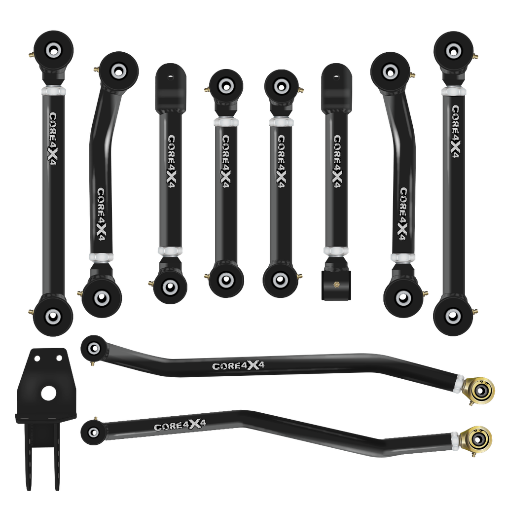 Jeep Grand Cherokee ZJ 93-98 10pc Cruise Series Adjustable Control Arm, Track Bar Kit
