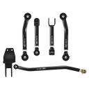 Jeep Cherokee XJ 84-01 MJ 86-92 5pc Cruise Series Front Adjustable Control Arm, Track Bar Kit