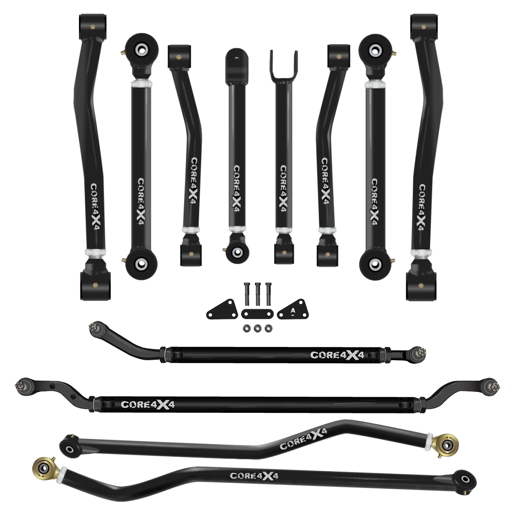12pc Cruise Series Adjustable Control Arm, Track Bar, Steering Kit