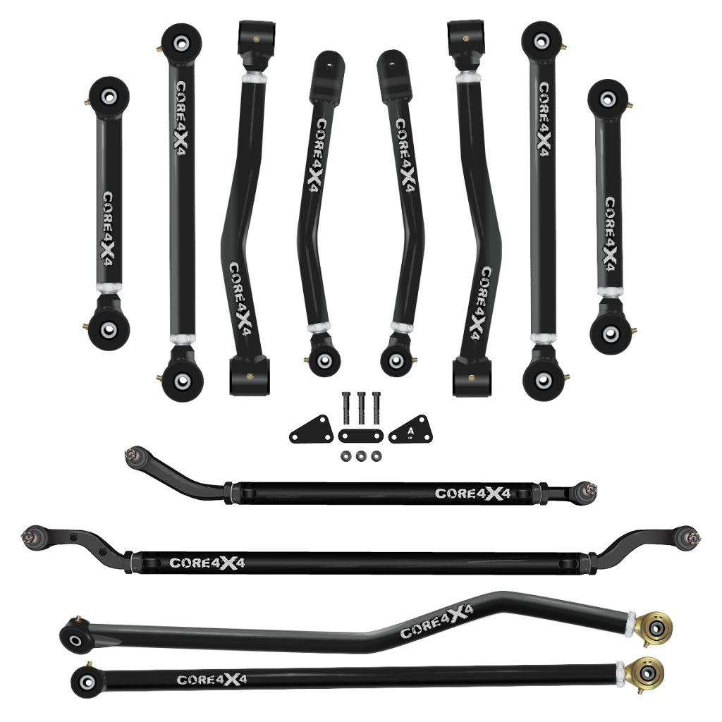 12pc Cruise Series Adjustable Control Arm, Track Bar, Steering Kit