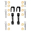 Dodge Ram 2500 03-07 2pc Trail Series Front Fixed Length End Links