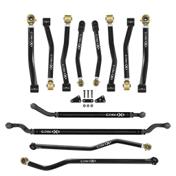 Jeep Wrangler JL / JLU 18+ 12pc Camp Series Adjustable Control Arm, Track Bar, Steering Kit