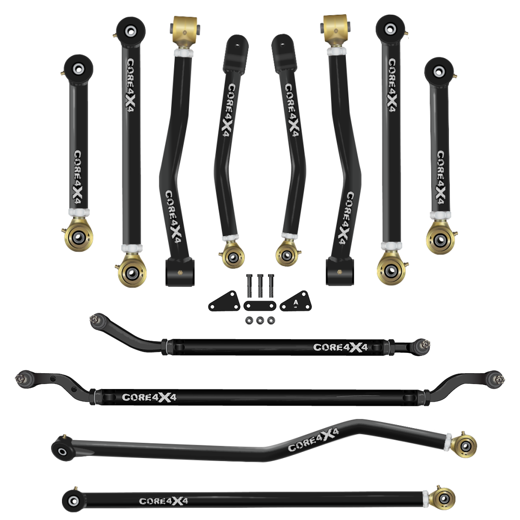 12pc Camp Series Adjustable Control Arm, Track Bar, Steering Kit