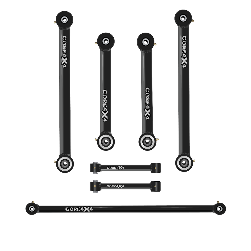 7pc Trail Series Rear Fixed Length Control Arm, Panhard/Track Bar Kit