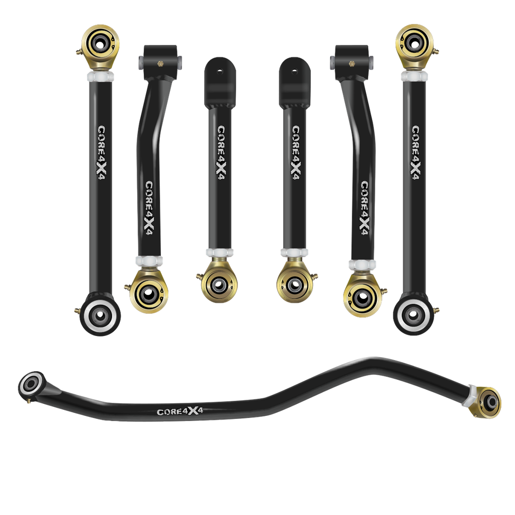 Jeep Grand Cherokee WJ 99-04 7pc Crawl Series Adjustable Control Arm, Track Bar Kit