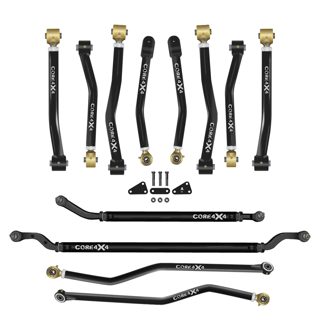 12pc Crawl Series Adjustable Control Arm, Track Bar, Steering Kit