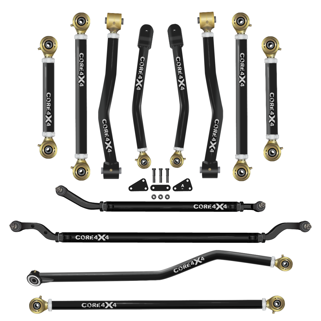 12pc Crawl Series Adjustable Control Arm, Track Bar, Steering Kit