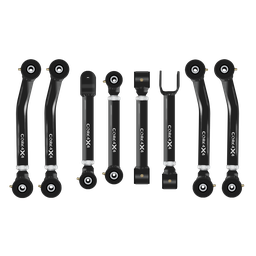 Jeep Wrangler TJ 97-06 LJ 04-06 8pc Cruise Series Adjustable Control Arm Kit