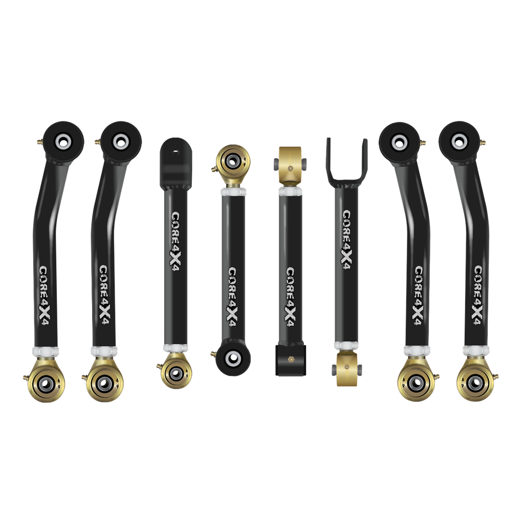 Jeep Wrangler TJ 97-06 LJ 04-06 8pc Camp Series Adjustable Control Arm Kit