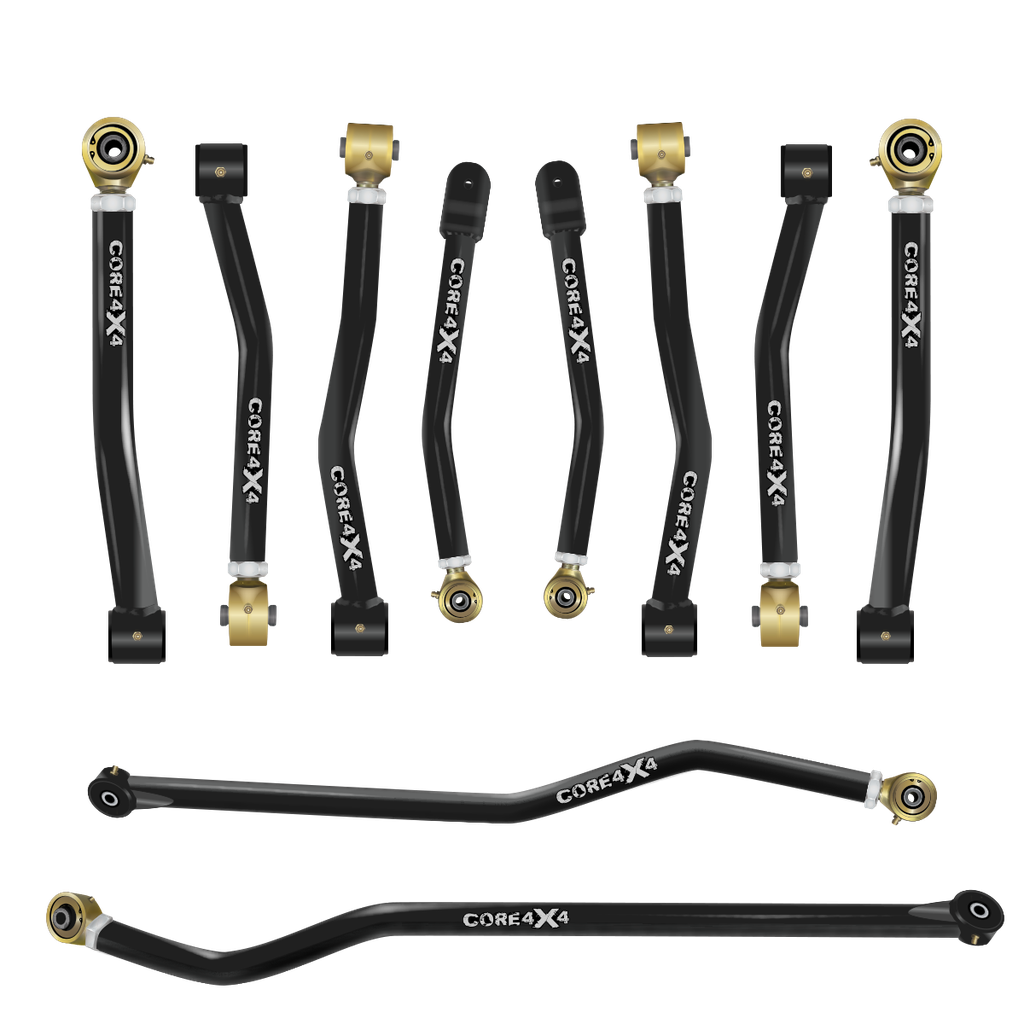 Jeep Wrangler JL / JLU 18+ 10pc Camp Series Adjustable Control Arm, Track Bar Kit
