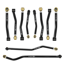 Jeep Wrangler JL / JLU 18+ 10pc Camp Series Adjustable Control Arm, Track Bar Kit