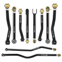 Jeep Wrangler JK / JKU 07-18 10pc Crawl Series Adjustable Control Arm, Track Bar Kit