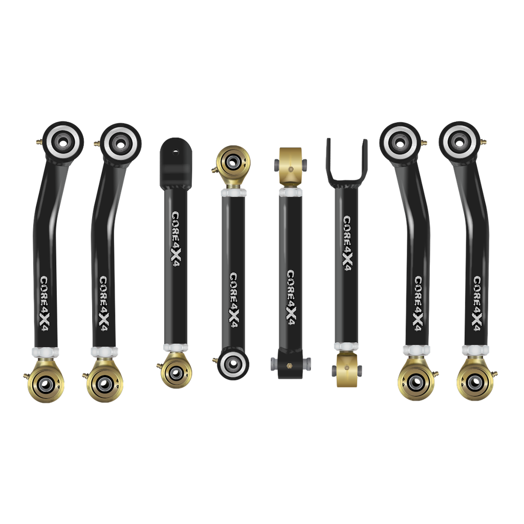 Jeep Wrangler TJ 97-06 LJ 04-06 8pc Crawl Series Adjustable Control Arm Kit