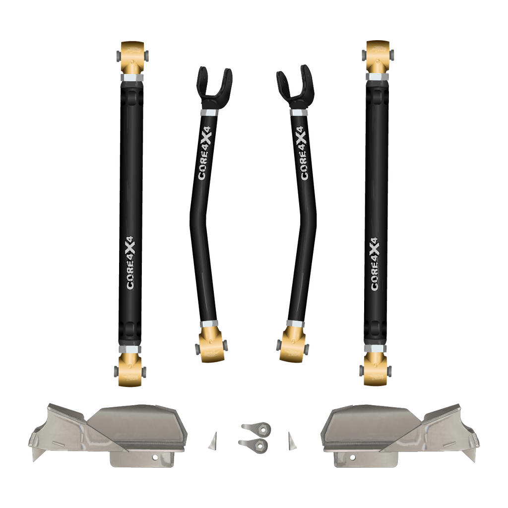 Jeep Wrangler JK / JKU 07-18 6pc Front Heavy-Duty Adjustable Long Arm Upgrade Kit