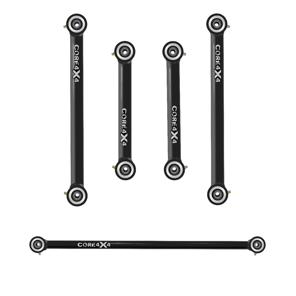 5pc Track Series Rear Fixed Length Control Arm, Panhard/Track Bar Kit