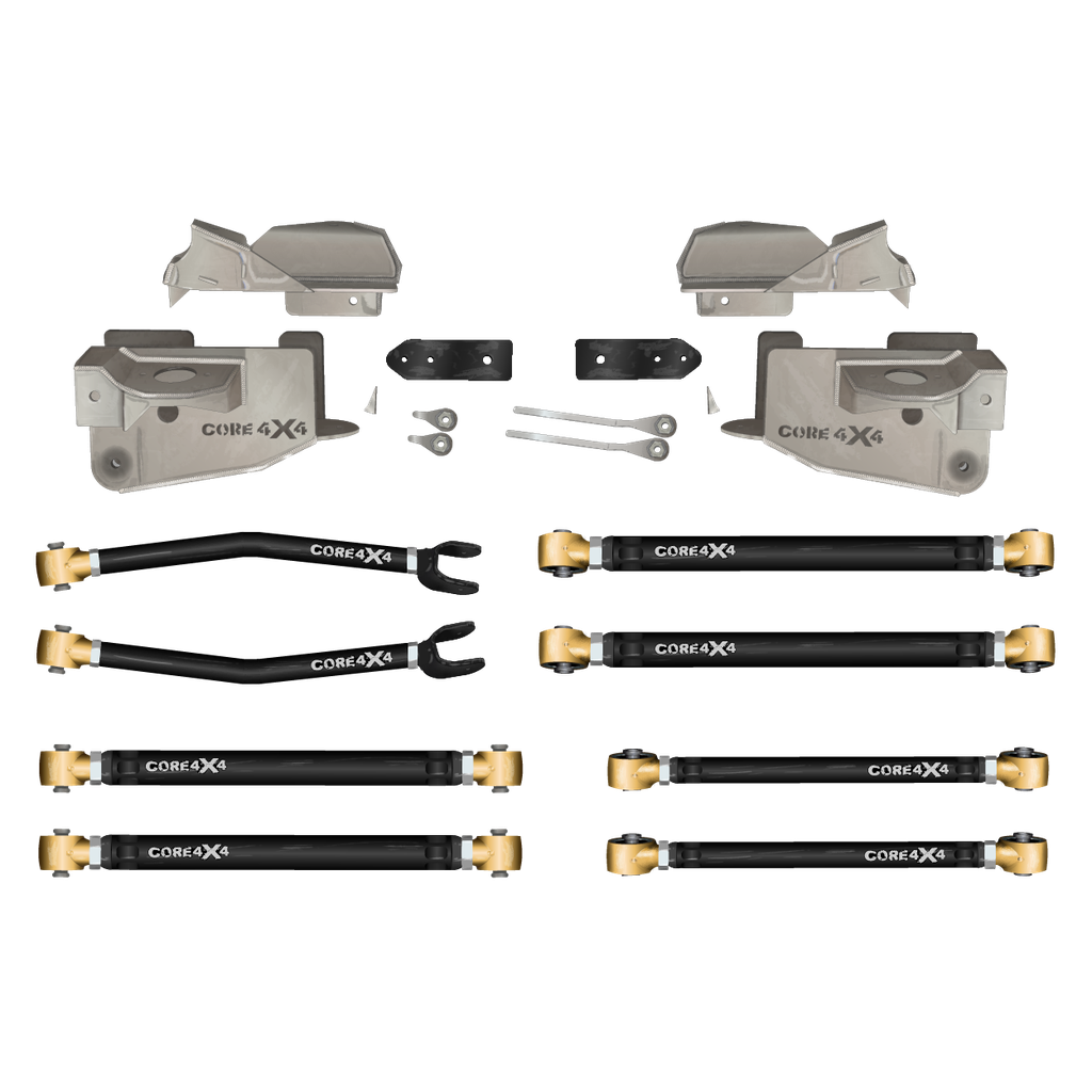 Jeep Wrangler JK / JKU 07-18 12pc Heavy-Duty Adjustable Long Arm Upgrade Kit