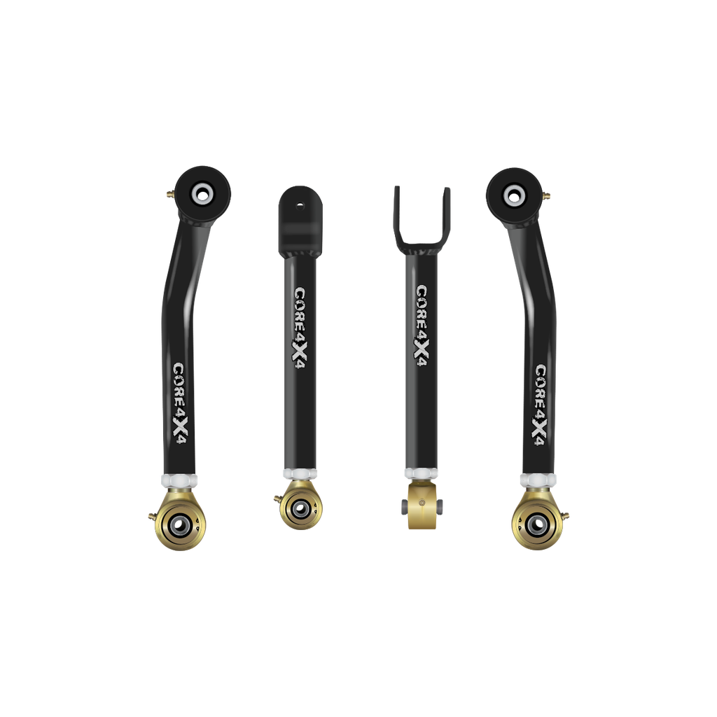 Jeep Wrangler TJ 97-06 LJ 04-06 4pc Camp Series Front Adjustable Control Arm Kit