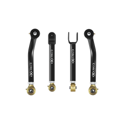 Jeep Wrangler TJ 97-06 LJ 04-06 4pc Camp Series Front Adjustable Control Arm Kit