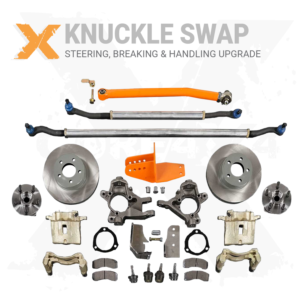 Jeep Cherokee XJ 84-01 Complete WJ Knuckle Swap Kit For Jeep Cherokee XJ 1986-2001