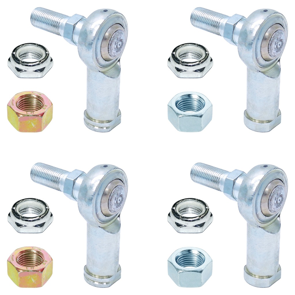RockJock Adjustable Sway Bar End Link Rod End Pack for Aluminum Arms, Heim Style