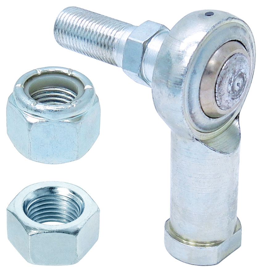 Antirock Sway Bar Heim Joint (1/2 in.-20 Stud, 1/2 in.-20 Female RH Thread), Incl. Nyloc Nut and Jam Nut)