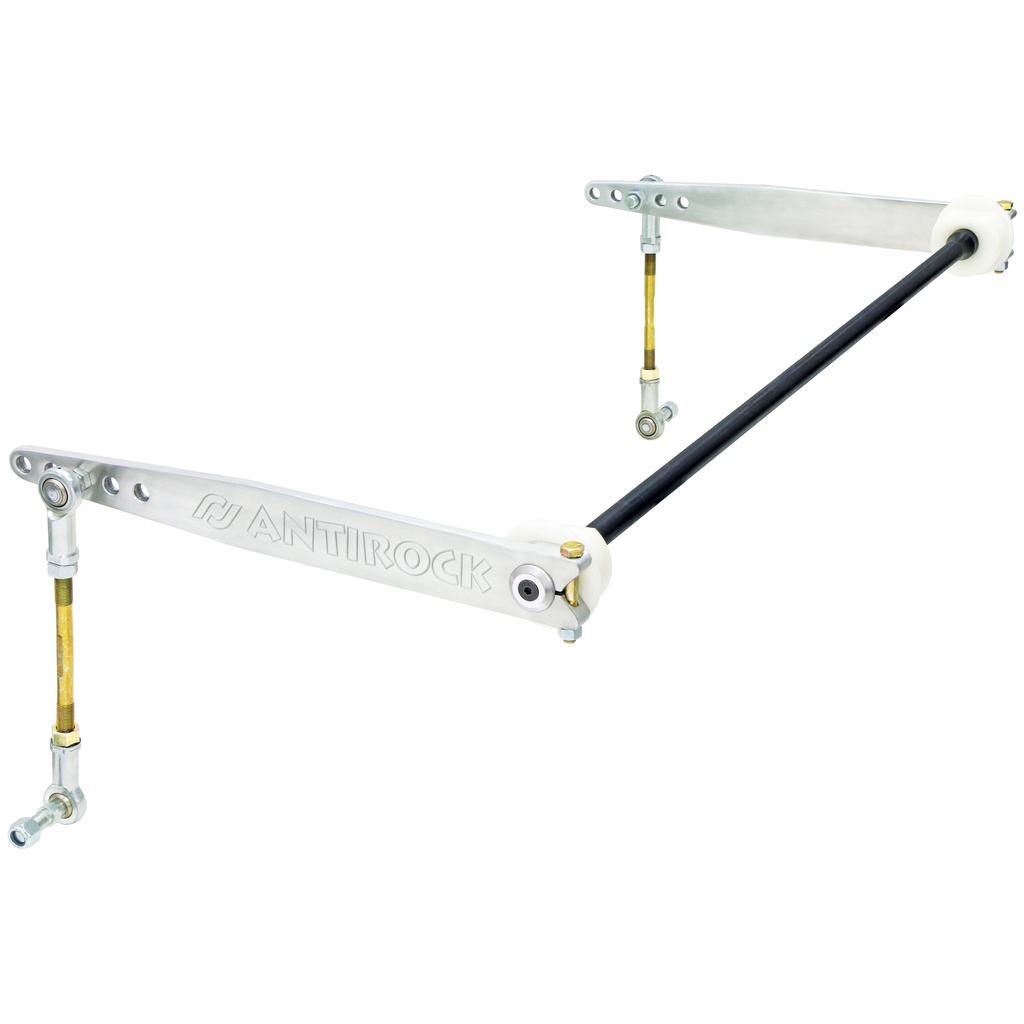 Antirock Sway Bar Kit, TJ/LJ Front, Bolt-On, Aluminum Arms,