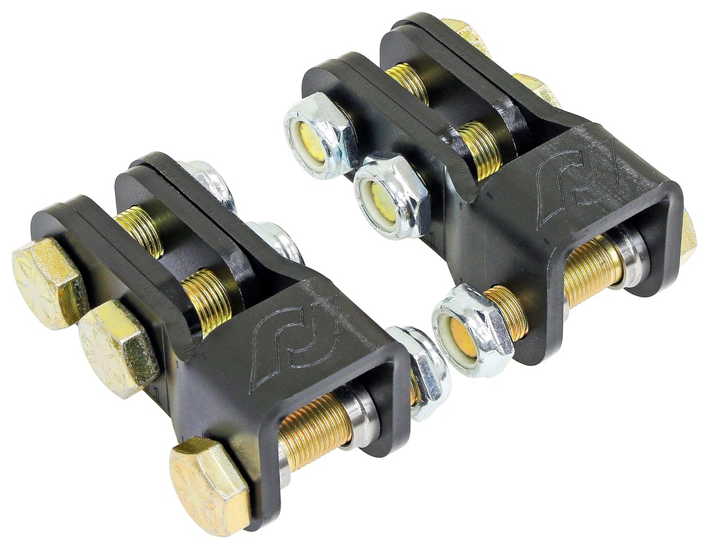 Antirock Double Shear End Link Bracket Kit, Extends Arm Length 1.5 in., Allows up to 1.25 in. Link Offset, Hardware Incl., Pair