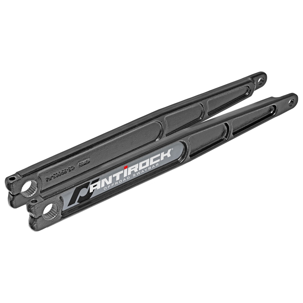 Antirock Forged Chromoly Sway Bar Arms, 21 in. Long x 28 Spline, Incl. Stickers, Pair