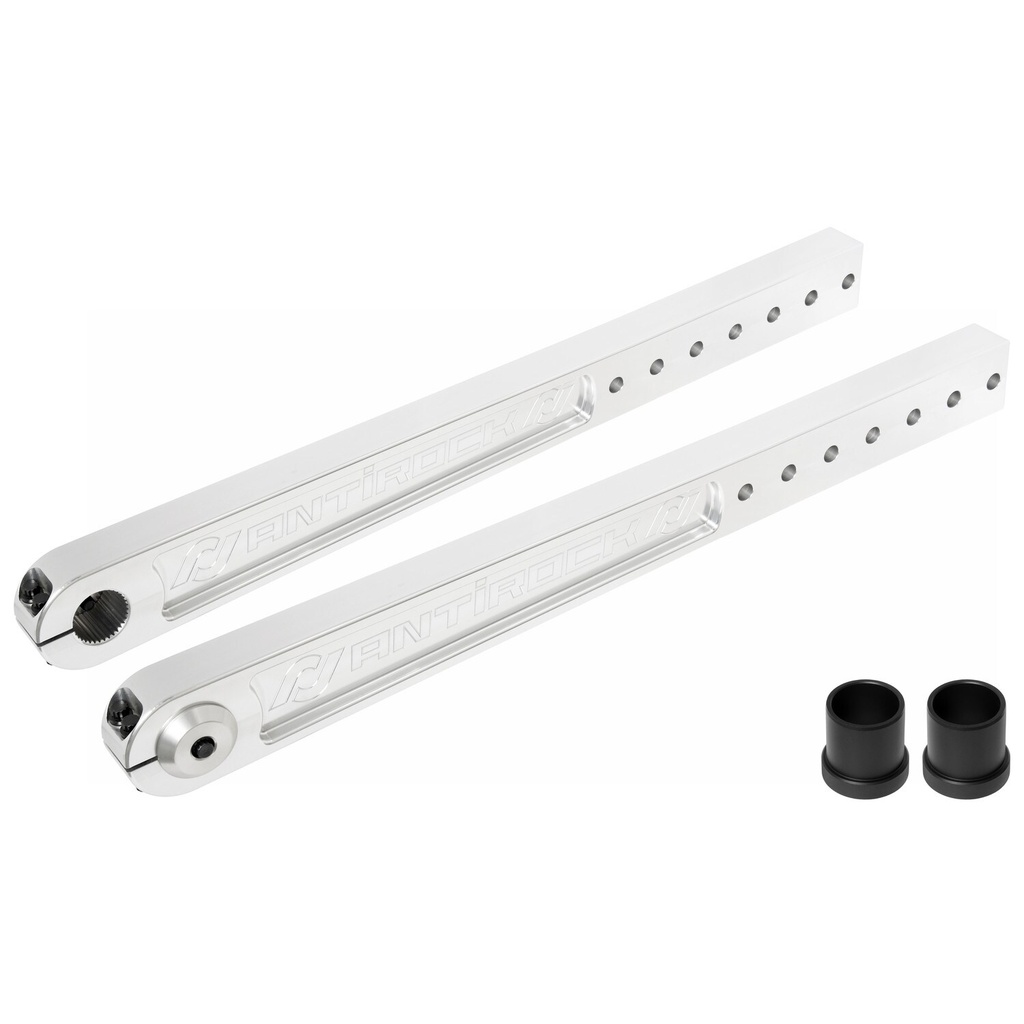 Antirock Aluminum PreRunner Arms, 27 in.-33 in. Long C-C, 35 Spline, Incl. Hardware