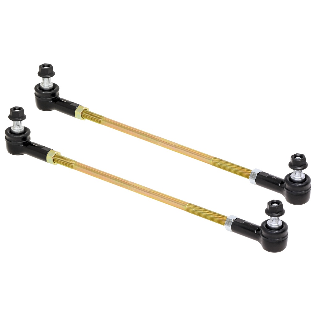 RockJock Adjustable Sway Bar End Link Kit (14 in. Long Rods w/ Sealed Rod Ends and Jam Nuts, pair)