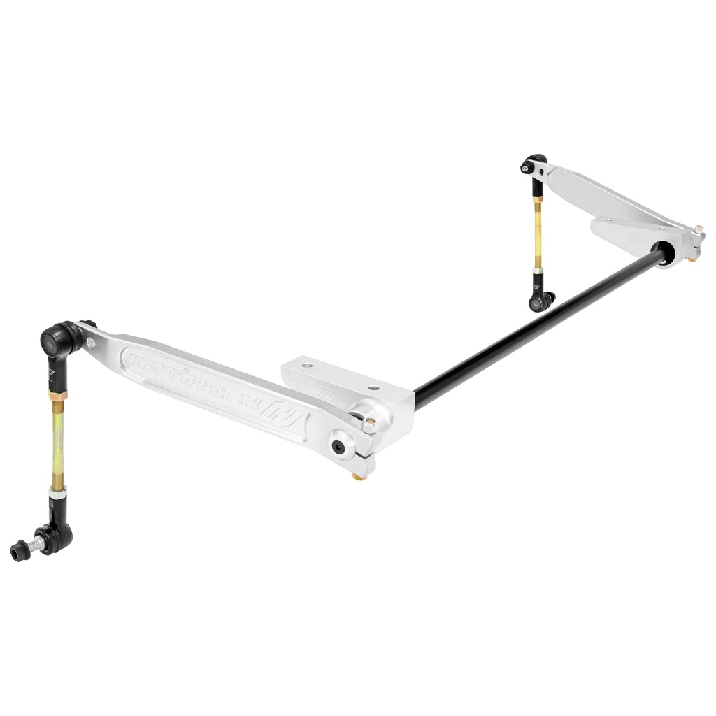 Antirock Sway Bar Kit, JK Front, Bolt-On, Aluminum Frame Brackets, 7075 Billet Aluminum Arms