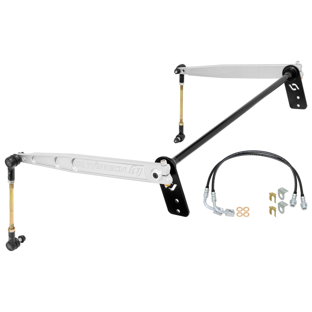 Antirock Sway Bar Kit, JK 4D Rear, Bolt-On, 7075 Billet Aluminum Arms, 1 in. Bar