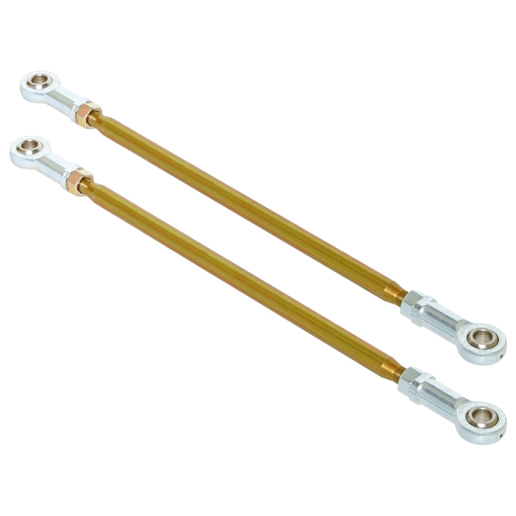 Antirock Sway Bar End Link Kit (15 1/2 in. Long Rods w/ Heims and Jam Nuts, pair)